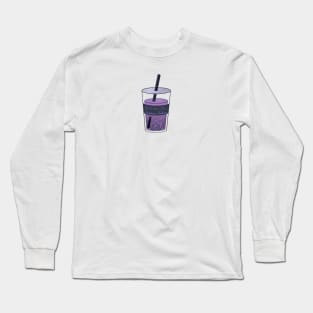 Purple Bubble Tea | Boba Tea | Incubuss Fashion Long Sleeve T-Shirt